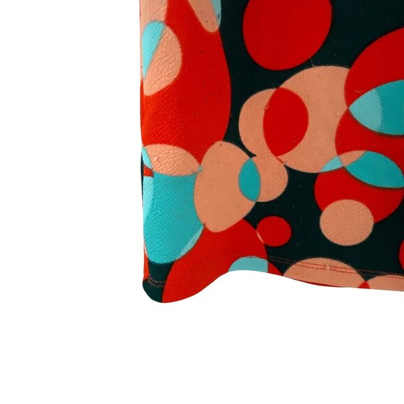 LuLaRoe Womens Cassie Pencil Circle Print Skirt L Stretch Colorful High Waisted - Picture 3 of 7